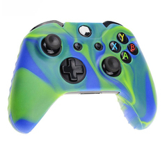 Housse Manette PS4 ou Xbox One Vert/Bleue