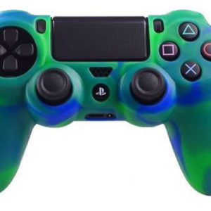 Housse Manette PS4 ou Xbox One Vert/Bleue